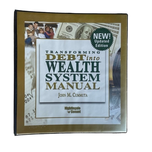 Transforming Debt into Wealth System Manual John M Cummuta Reference Book - Picture 1 of 6